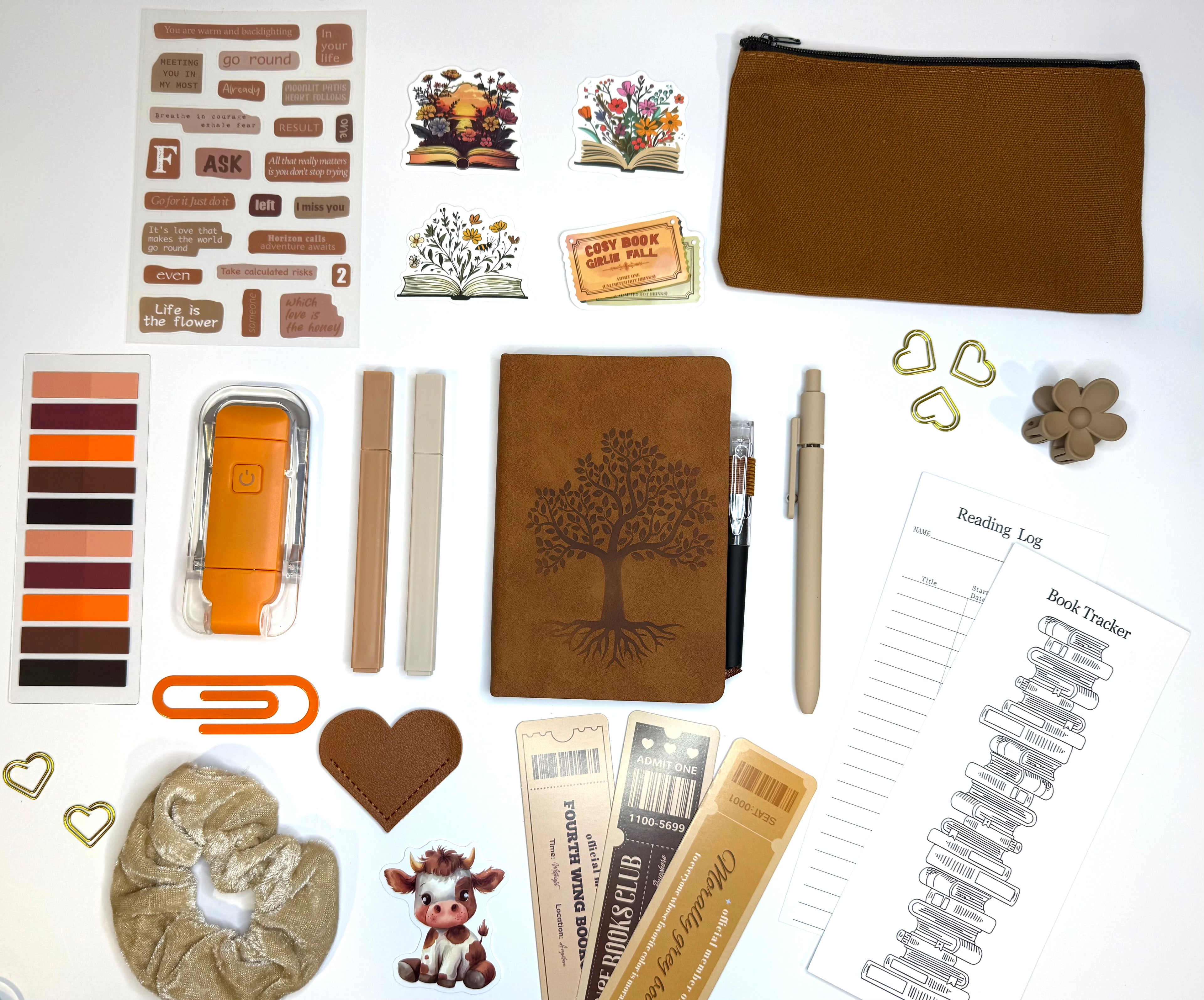 Brown/Tan Bookish Bundle