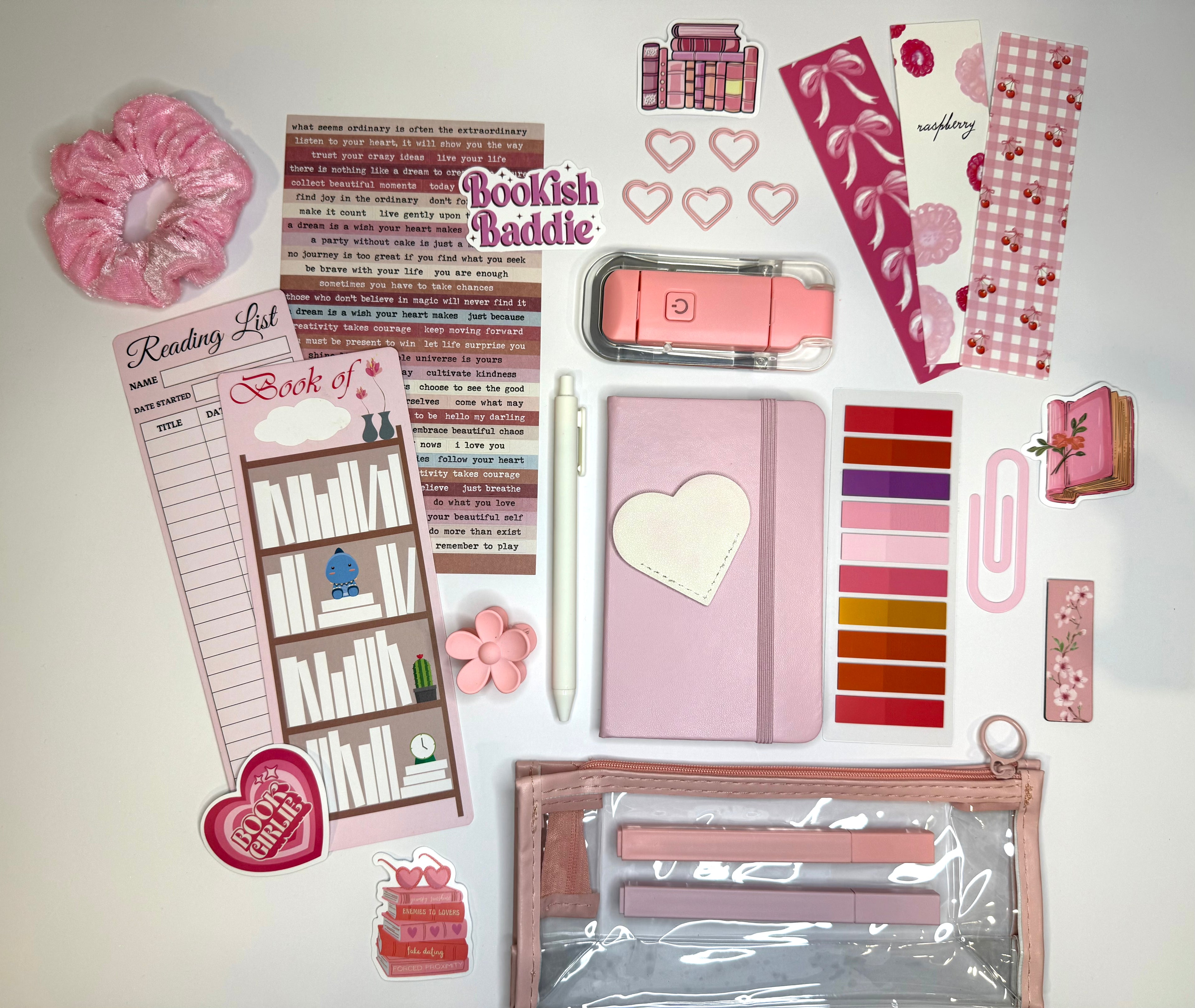 Light Pink Bookish Bundle