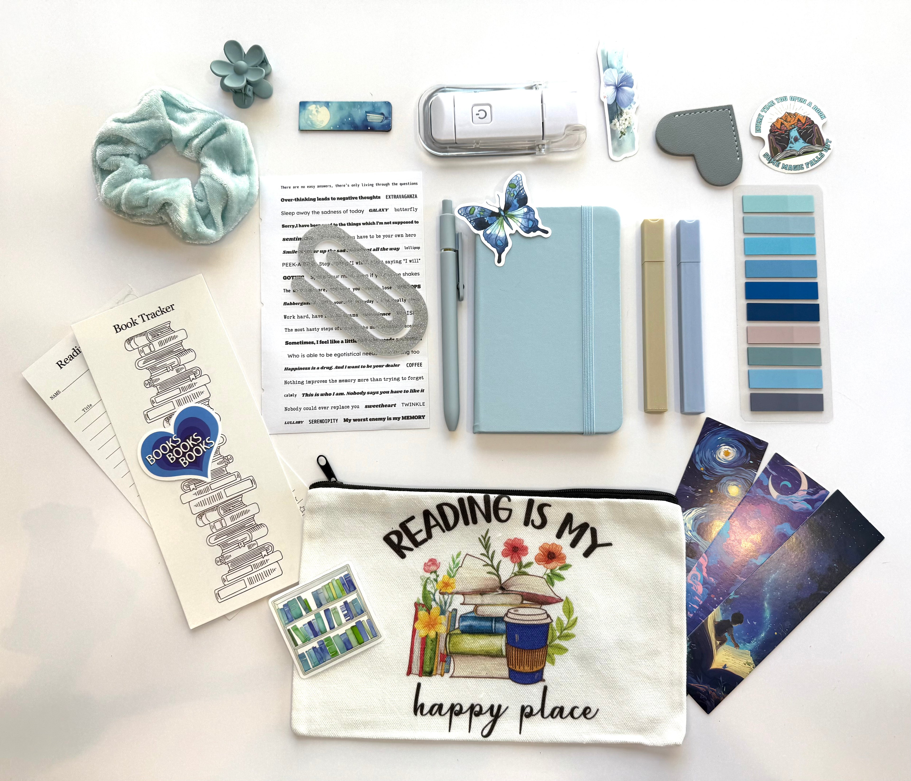 Light Blue Bookish Bundle